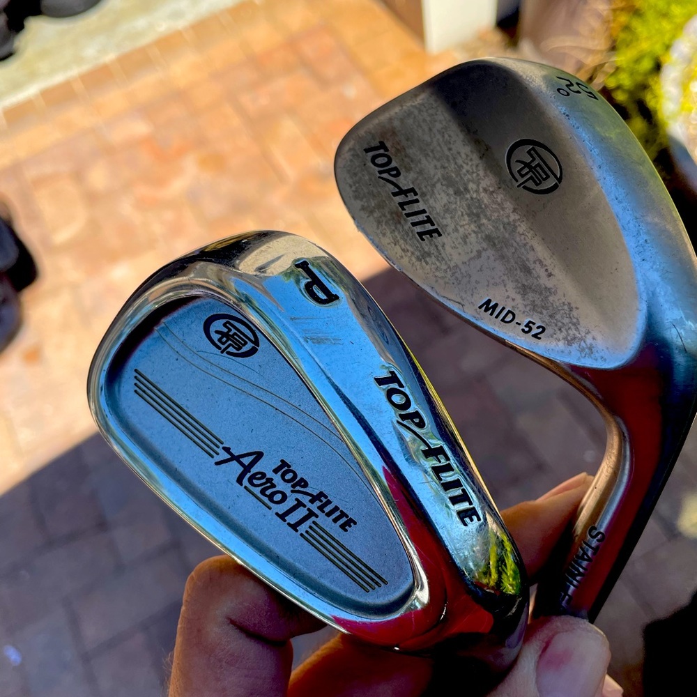 Golf Wedges Top Flite 2 Pc Set In Right Handed steel shaft